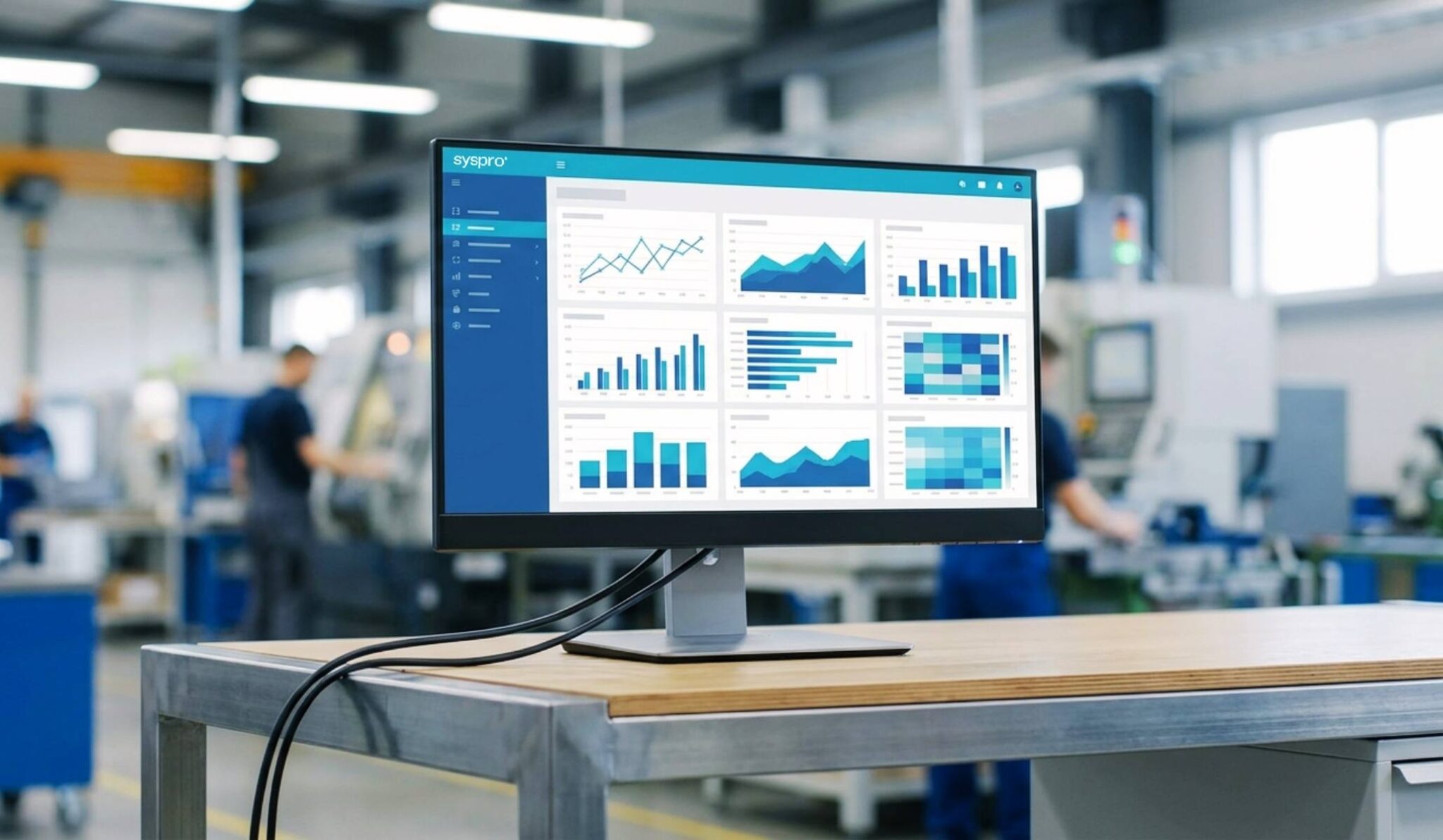 Syspro software screen